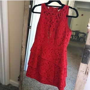 Red BCBG Mini Dress